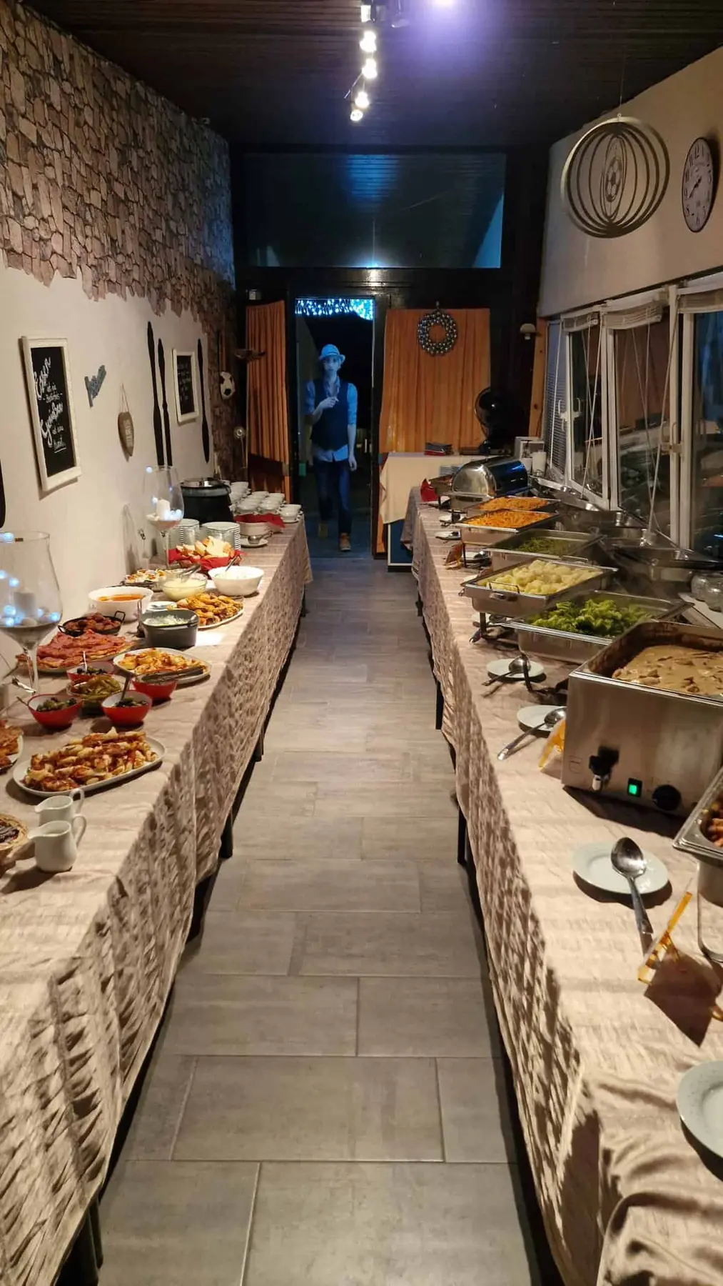 Buffet im Extraraum
