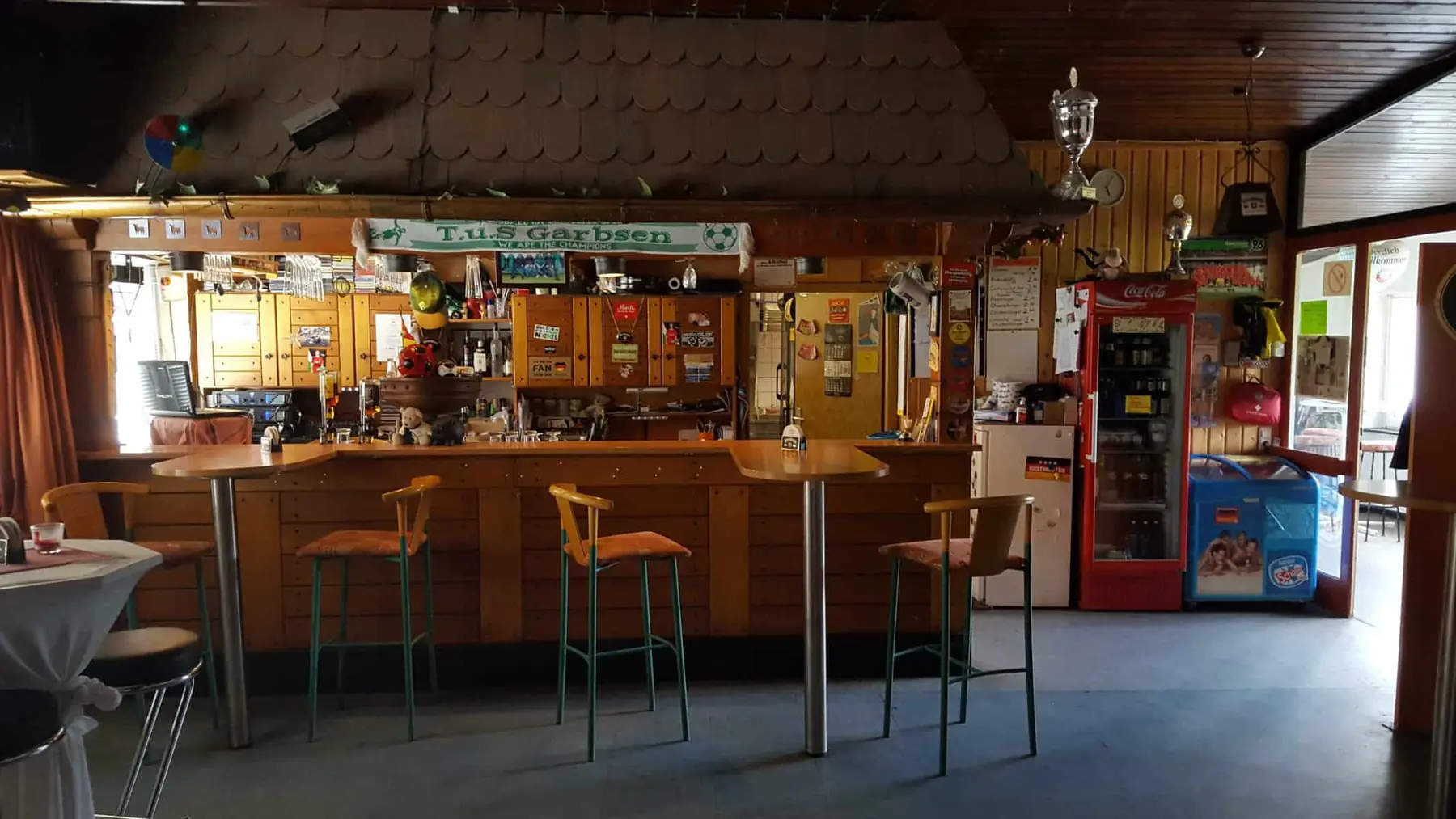 Tresen im Clubhaus